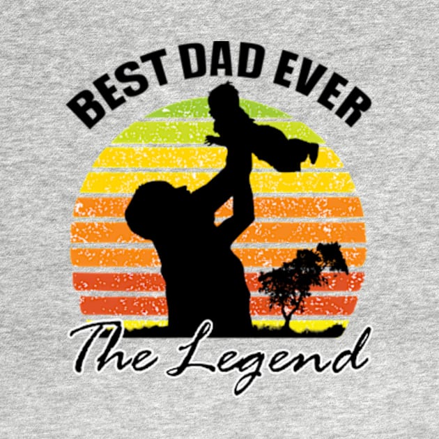 Best Dad Ever Retro by Polahcrea